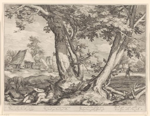 Landschap met de parabel van de zaaier