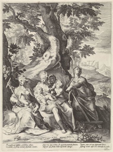 Faith, Hope and Charity in a Landscape