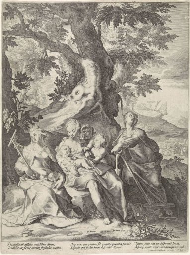 Faith, Hope and Charity in a Landscape