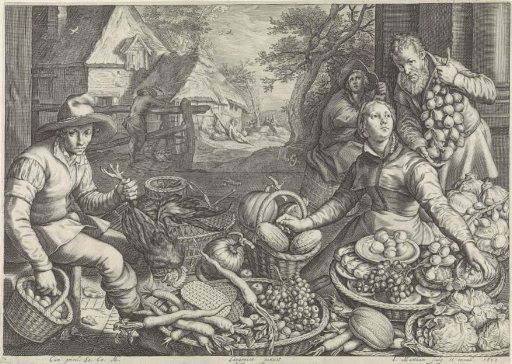 Market Scene and the Rest on the Flight into Egypt