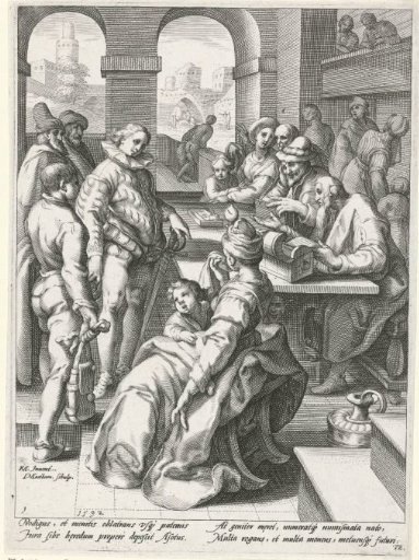 The Prodigal Son Receives His Inheritance