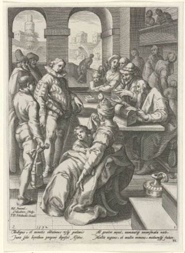 The Prodigal Son Receives His Inheritance