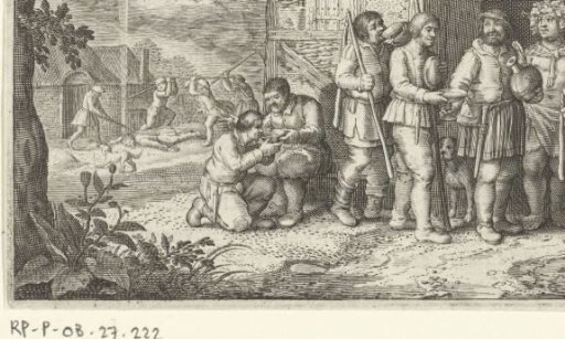 Bacchus with Wine among Peasants