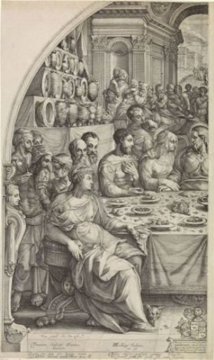 The Wedding at Cana, left sheet