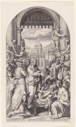 Christ raising the widow's son at Nain
