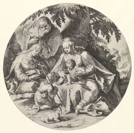 Holy Family with Elizabeth and John the Baptist as a Child