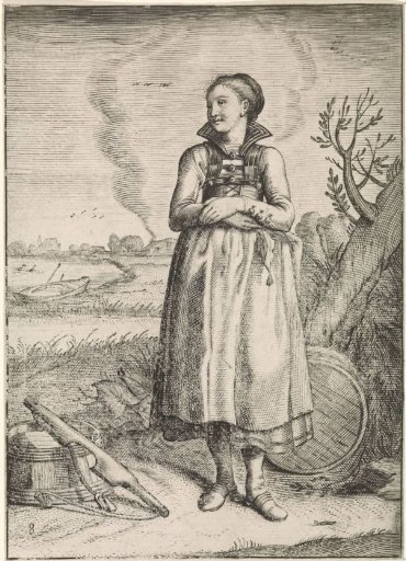 Peasant woman from Edam