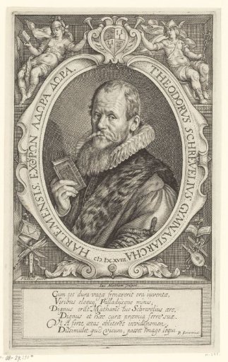 Portrait of Theodorus Schrevelius