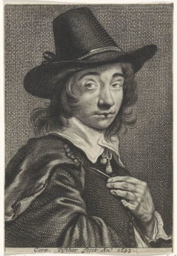 Self-portrait of Cornelis Visscher