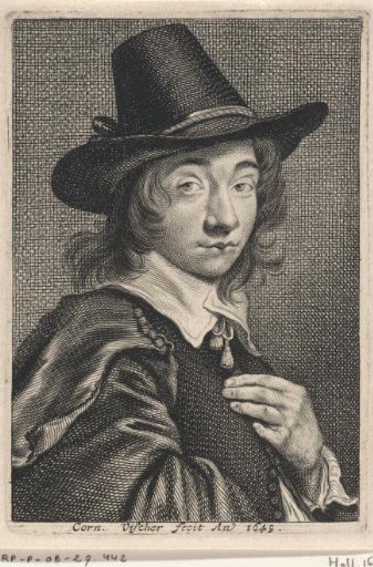 Self-portrait of Cornelis Visscher