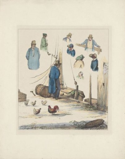Figure studies (fourth sheet), 1833