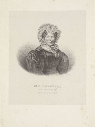 Portrait of Maria Geertruida Barbiers-Snabilié