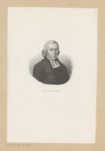 Portrait of the minister Johannes Henricus Nieuwold