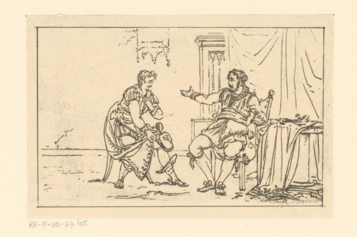 Two gentlemen in conversation