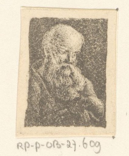 Old Man with a Skull