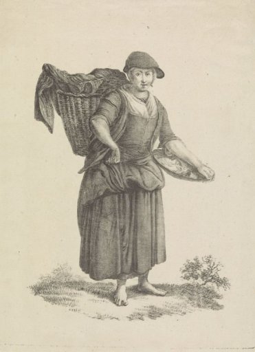 Woman with a Basket on Her Back