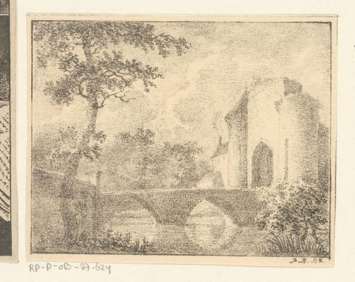 Castle with Bridge in a Landscape