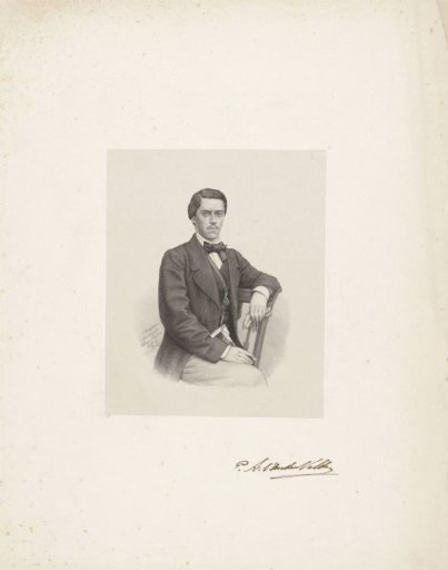 Portrait of P. van der Velden