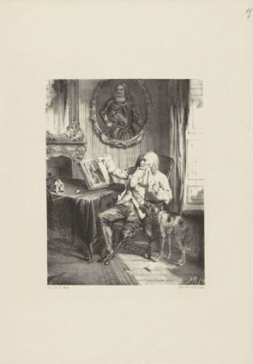 Old Michiel Adriaenszoon de Ruyter in an Interior