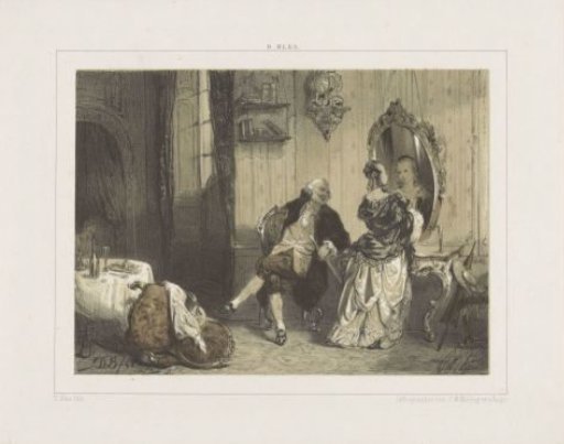 Man and Woman in an Eighteenth-Century Interior