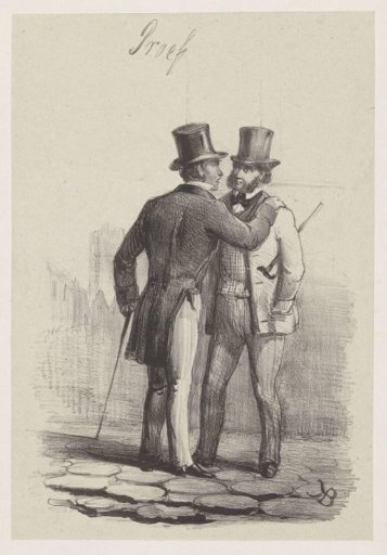 Two men in conversation