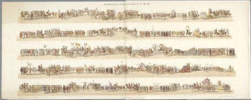 Historical procession in Rotterdam