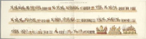 Historical procession in Amsterdam