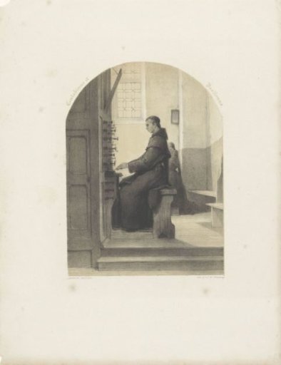 Monk at the Organ