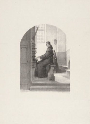 Monk at the Organ