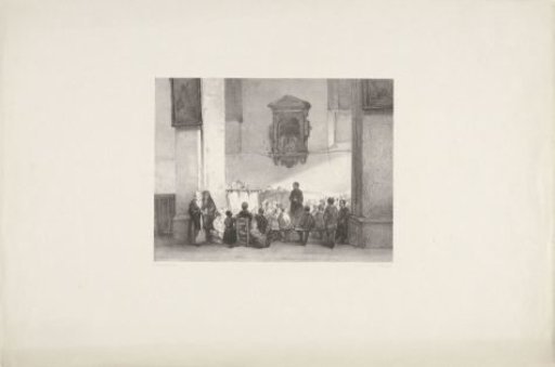 Children Receiving Catechism in Church