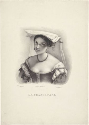Italian woman with a hood