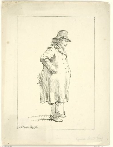Portrait of the beggar Hendrik Delbroeck