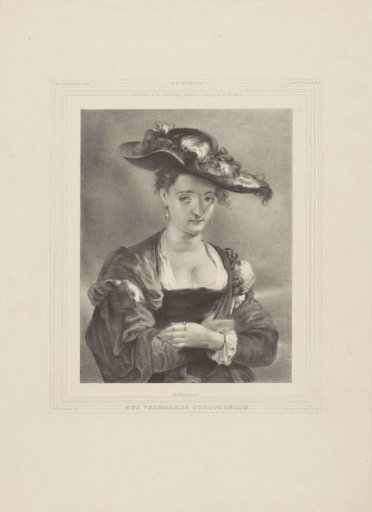 Susanna Fourment with straw hat