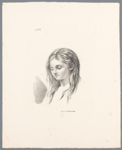 Girl with loose hair