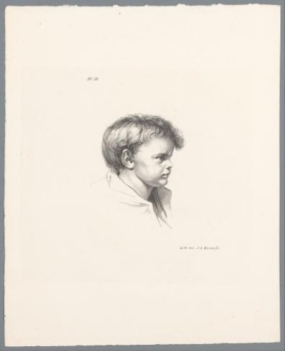 Boy seen from the side