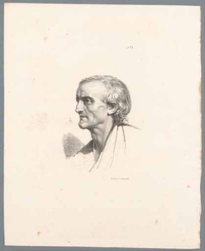 Man looking to the left