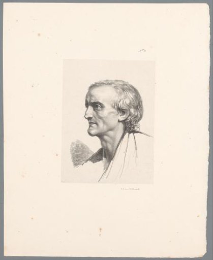 Man looking to the left