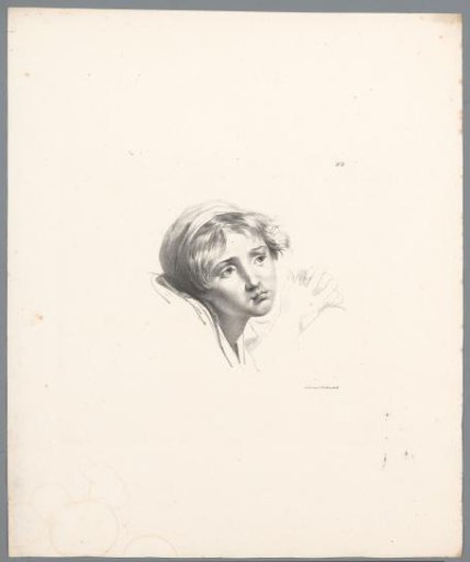 Head and hands of a girl