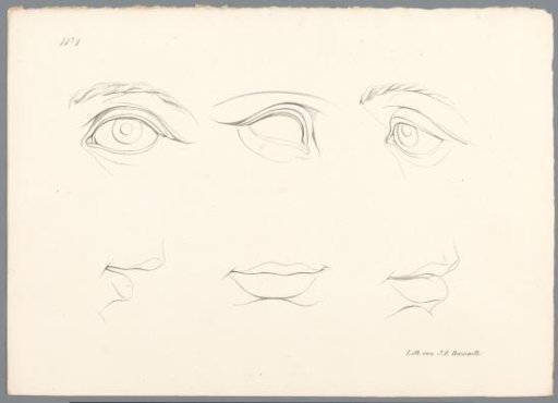 Three eyes and three mouths
