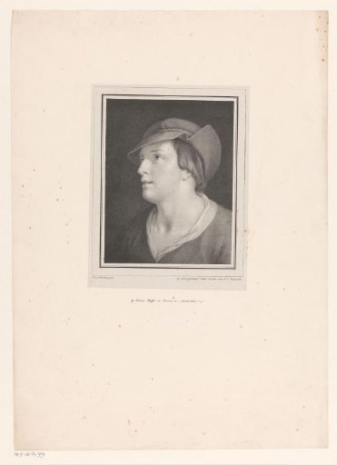 Portrait of a young man with a beret