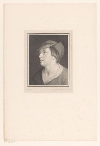 Portrait of a young man with a beret