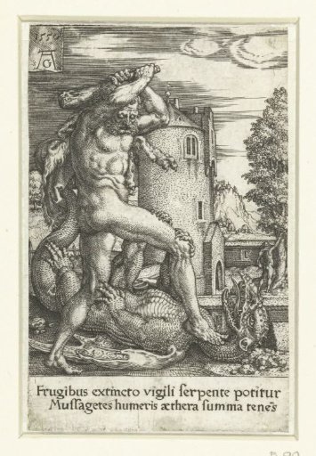 Hercules Killing the Dragon Ladon