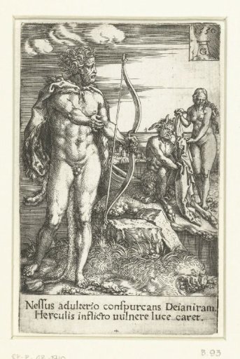 Hercules rescues Deianira from Nessus
