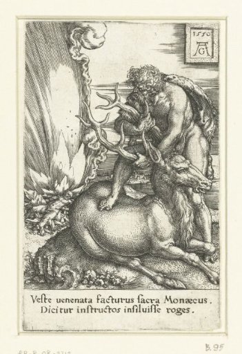 Hercules catches the Arcadian stag