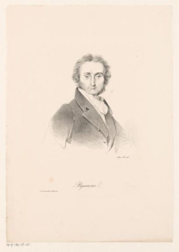 Portrait of Niccolò Paganini