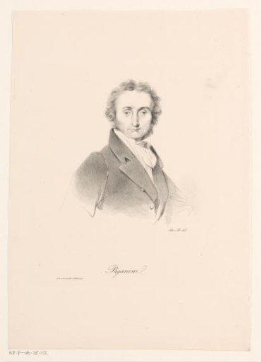 Portrait of Niccolò Paganini