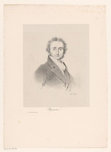 Portrait of Niccolò Paganini