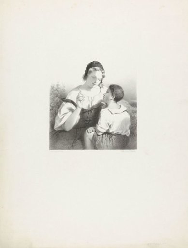 Girl Speaking to a Boy