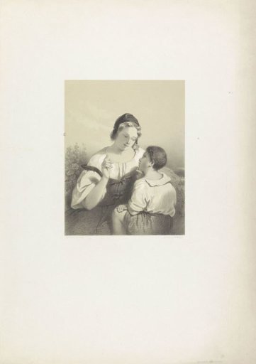 Girl Speaking to a Boy