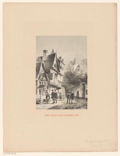 A street in the fifteenth century